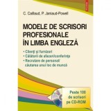 Modele de scrisori profesionale in limba engleza (contine CD) - Patricia Janiaud-Powell, Carole Caillaud, Polirom
