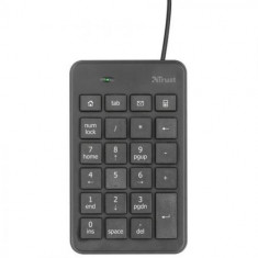 Tastatura numerica Akyta, USB, Negru foto