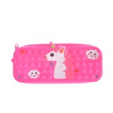 Penar unicorn roz din silicon cu pop it