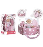 Bebeluș cu Coș și Pernuță &icirc;n Cutie 34 Cm