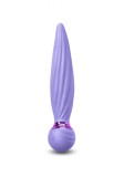 Vibrator Rotativ Sugar Pop Twist, 7 Moduri, USB, Silicon, Mov, 16 cm