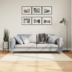 vidaXL Covor &bdquo;OVIEDO&rdquo;, fire scurte, bej, 120x170 cm