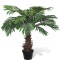 Palmier artificial realist Cycus, cu ghiveci, 80 cm