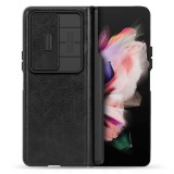 Husa Nillkin Cam Shield Qin Pro compatibila cu Samsung Galaxy Z Fold 4 5G Black