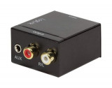 Convertor audio LOGILINK CA0101, intrare: 1 x Toslink, 1 x Coaxial, iesire: 2 x RCA, 1 x 3.5mm jack, 24-bit, 96KHz (Negru)