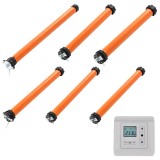 Cumpara ieftin Set de motoare tubulare cu telecomanda, 6 bucati