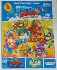 SUPER ZINGS , RIVALS OF KABOOM , SERIA 2 , REVISTA CU BENZI DESENATE PENTRU COPII , TEXT IN LIMBA ROMANA , ANII &#039;2000