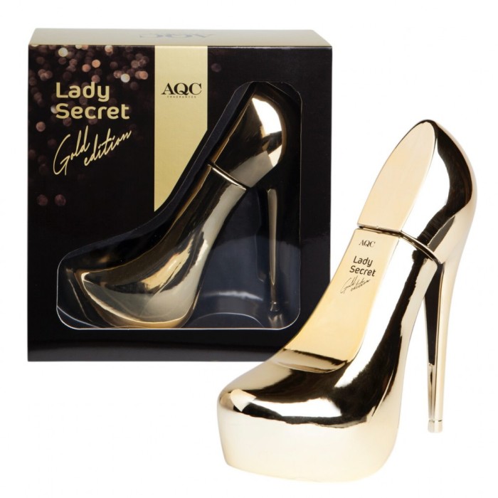 Apa de parfum pentru femei Lady Secret Gold, Aquarius Fragrances, 100ml