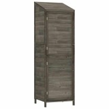Cumpara ieftin Sopron de gradina, antracit, 55x52x174,5 cm, lemn masiv de brad