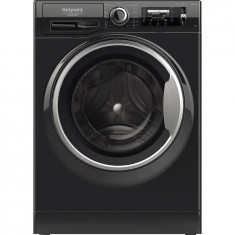 Masina de spalat rufe Hotpoint NLCD945BSAEUN, 9 kg, 1400 RPM, Clasa B, Steam Refresh, Steam Hygiene, Motor Inverter, Display LCD, Negru