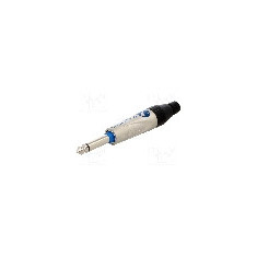 Conector jack, Jack 6,3mm, 2 contacte, tata, AMPHENOL - TM1P