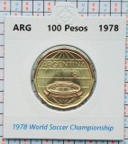 Argentina 100 pesos 1978 - Soccer - km 77 - UNC - A015, America Centrala si de Sud