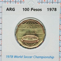 Argentina 100 pesos 1978 - Soccer - km 77 - UNC - A015