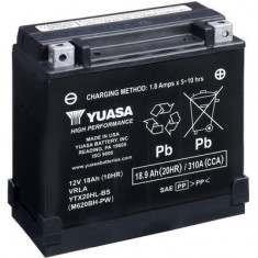 Battery AGM/Dry charged with acid/Starting (limited sales to consumers) YUASA 12V 18.9Ah 310A R+ Maintenance free electrolyte included 175x87x155mm Dr