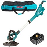 Makita DSL800ZU + BL1830B - Slefuitor pentru pereti geanta textila + Acumulator Li-Ion 18 V 3 Ah