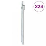 Cumpara ieftin Tarusi de cort 24 buc., forma V, 25 cm, &Oslash;20 mm, otel galvanizat