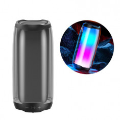 WK Design portabil portabil Bluetooth 5.0 fără fir, RGB, 2000mAh, negru (D31-black)
