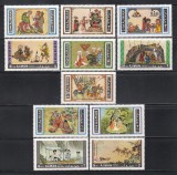 Ajman 1967 - Picturi arabe, 2 Serii, MNH, Nestampilat