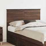 vidaXL Tăblie cap cu headboard Stejar &icirc;nchis 135 cm Lemn compozit 887777