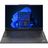 Laptop Lenovo ThinkPad E16 Gen 2, 16&quot; WUXGA, AMD Ryzen 5 7535HS, 32GB DDR5, 1TB SSD, AMD Radeon 660M, No OS, Negru