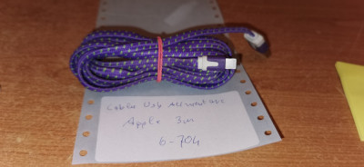 Cablu Alimentare Apple lighting 3m #6-704 foto