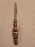 cutit 1 manufacturat in comunism, maner de pastic multicolor, 16 cm