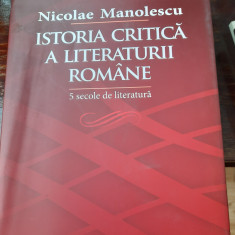Istoria critică a literaturii române - 5 secole de literatură