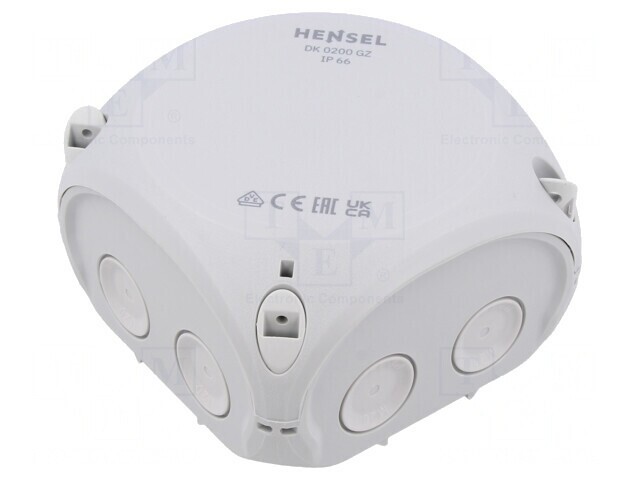Cutie de Conexiuni IP66 Gri 104x104x70mm
