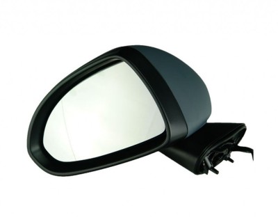 Oglinda exterioara Opel Corsa D 07.2006-12.2014, Corsa E 11.2014-, partea stanga View Max crom asferica carcasa prevopsita grunduita reglare electric foto