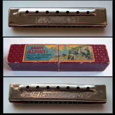 HOHNER BRAVI ALPINI - Muzicuta din 1938 in cutia originala, perfect functionala