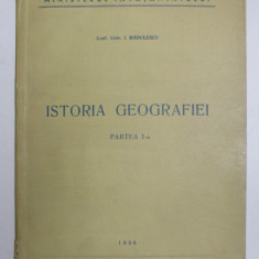 ISTORIA GEOGRAFIEI de I. RADULESCU , PARTEA I , 1956