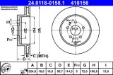 ATE 24.0118-0158.1 Disc frana