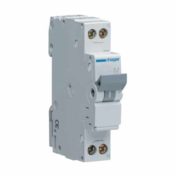 Siguranta automata 40A 1P+N Curba C 4.5Ka Hager MJN540
