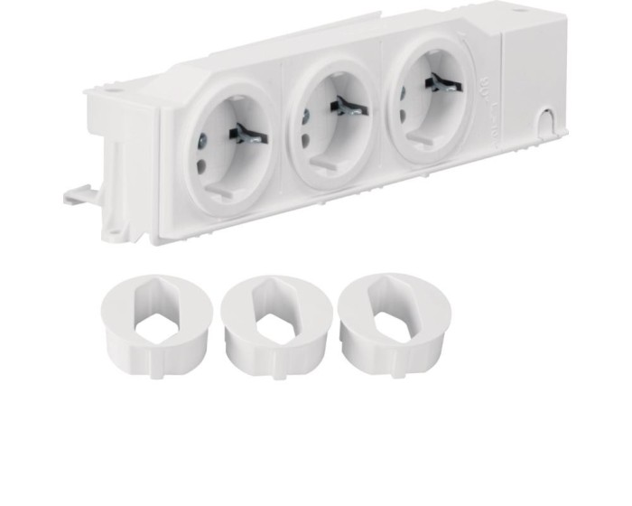 Modul 3 prize schuko tablouri multimedia Hager VZ00AS