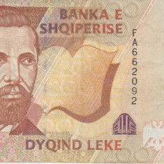 M1 - Bancnota foarte veche - Albania - 200 leke