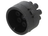 Conector circular BULGIN 8 pini 5A 380V cod 12734/1 - inserturi contact tată PIN
