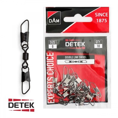 Agrafa Vartej DAM Detek Double Link Swivel Nr.12 foto