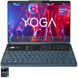 Laptop ultraportabil Lenovo Yoga Book 9 13IRU8 cu procesor Intel&reg; Core&trade; i7-1355U pana la 5.0 GHz, 2 x 13.3, 2.8K, OLED, Touch, 16GB, 1TB SSD, Intel&reg; I