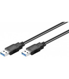 Cablu USB 3.0 USB A tata - USB A tata 3m Goobay