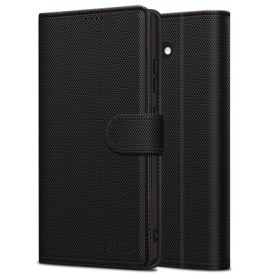 Husa Tech-Protect wallet Samsung Galaxy A56 5G Black Red foto