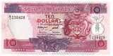 Insulele Solomon 10 Dolari 1986 P-15 Seria 238428