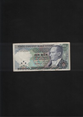 Turcia 10000 10.000 lire 1970 (82) seria72074596 foto
