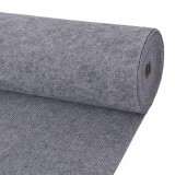 vidaXL Covor Gri 1,2 x 10 m Poliester 331337