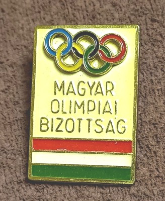 Insigna (model vechi) Sportiva - Comitetul Olimpic din UNGARIA foto