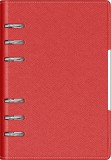 Agenda organizer B6 cu 6 inele rosie