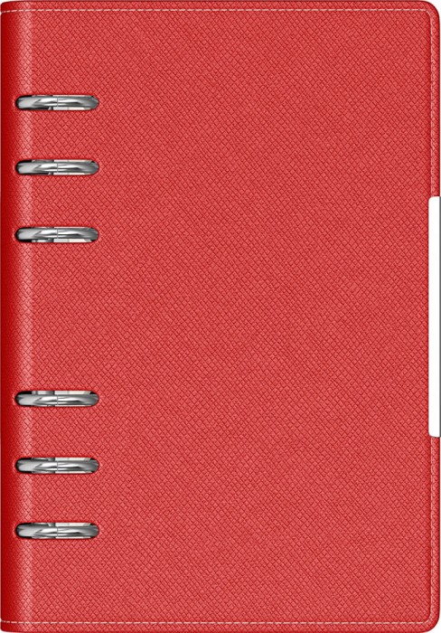 Agenda organizer B6 cu 6 inele rosie
