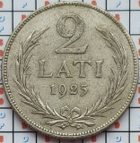 Letonia 2 Lati 1925 argint 10g - km 8 - D002, Europa