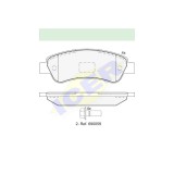 Set Placute frana punte Spate, Icer Spania, Citroen Jumper 202006, Jumper, 202014; Jumper 20; Fiat Ducato, 202014, Ducsto 20; Peugeot Boxer, 202014;