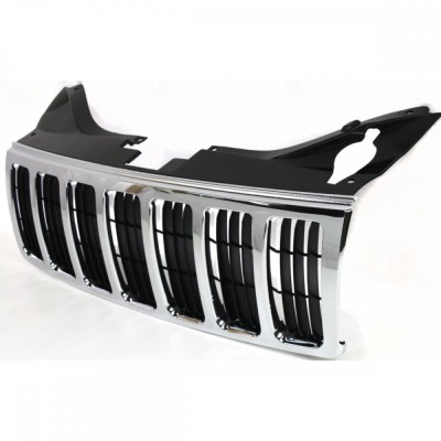 Grila radiator Jeep Grand Cherokee (Wh), 01.2005-07.2010, crom/negru, 55156814AE, 343005 foto