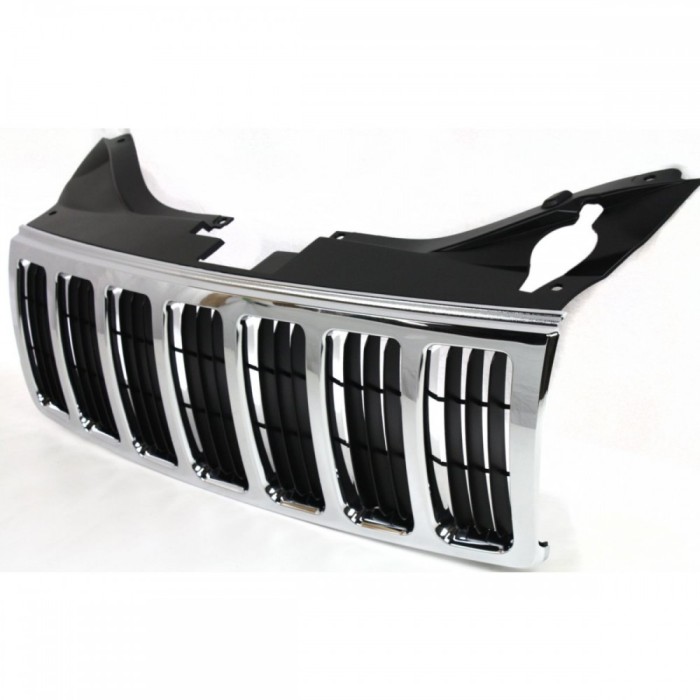 Grila radiator Jeep Grand Cherokee (Wh), 01.2005-07.2010, crom/negru, 55156814AE, 343005
